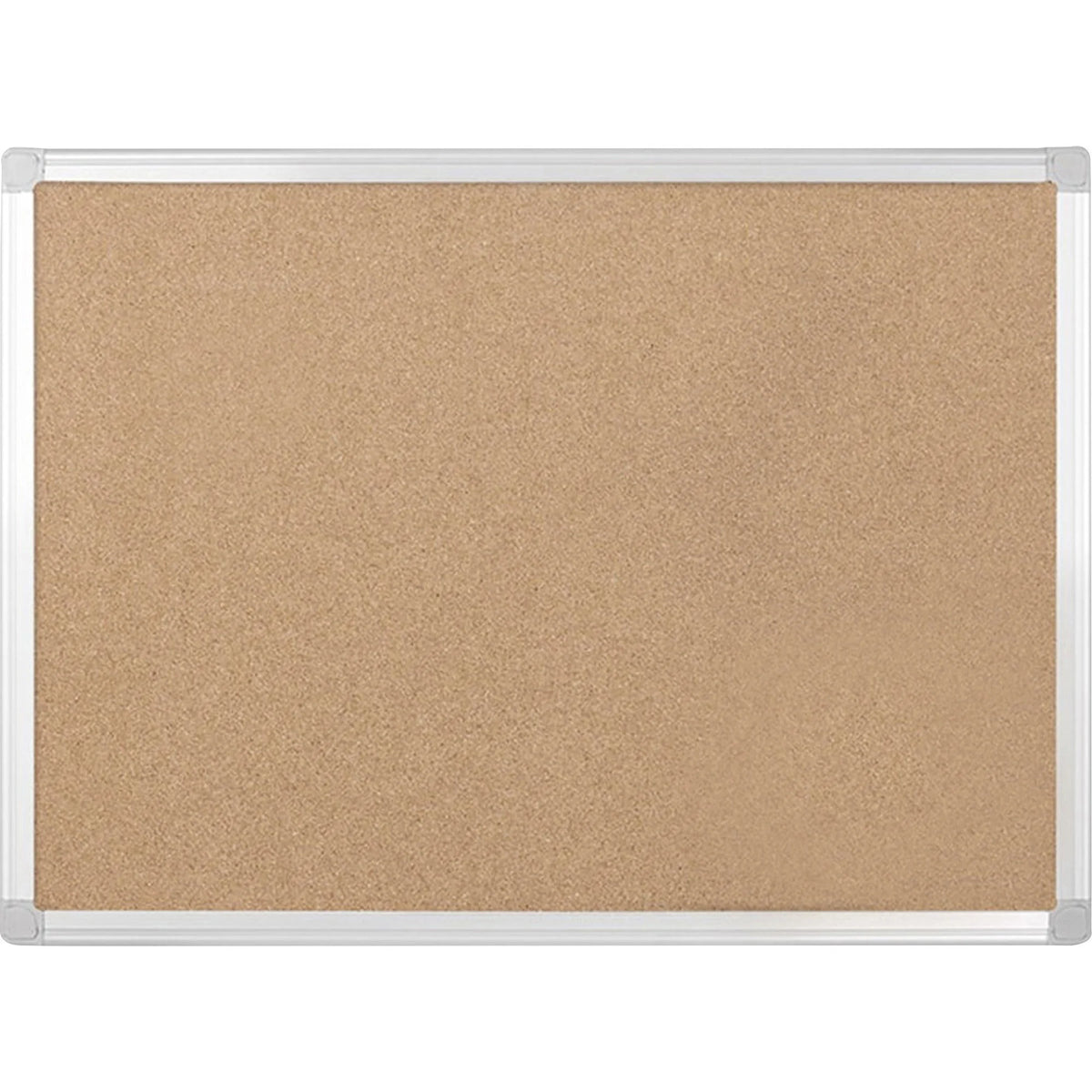 MasterVision Earth Series Recycled Cork Board - Sustainable 48x72’’ - Aluminum Frame - Bulletin Boards