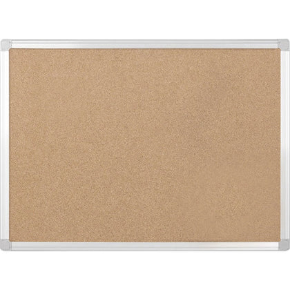 MasterVision Earth Series Recycled Cork Board - Sustainable 48x72’’ - Aluminum Frame - Bulletin Boards