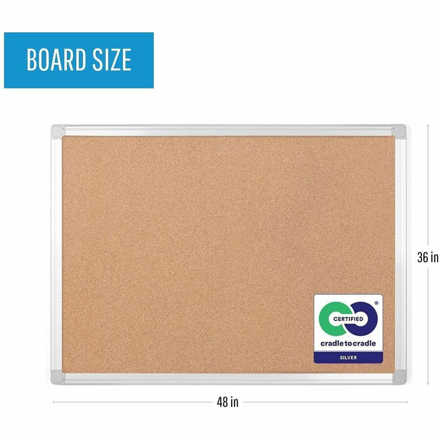 MasterVision Earth Series Recycled Cork Boards - Alternate-Image1