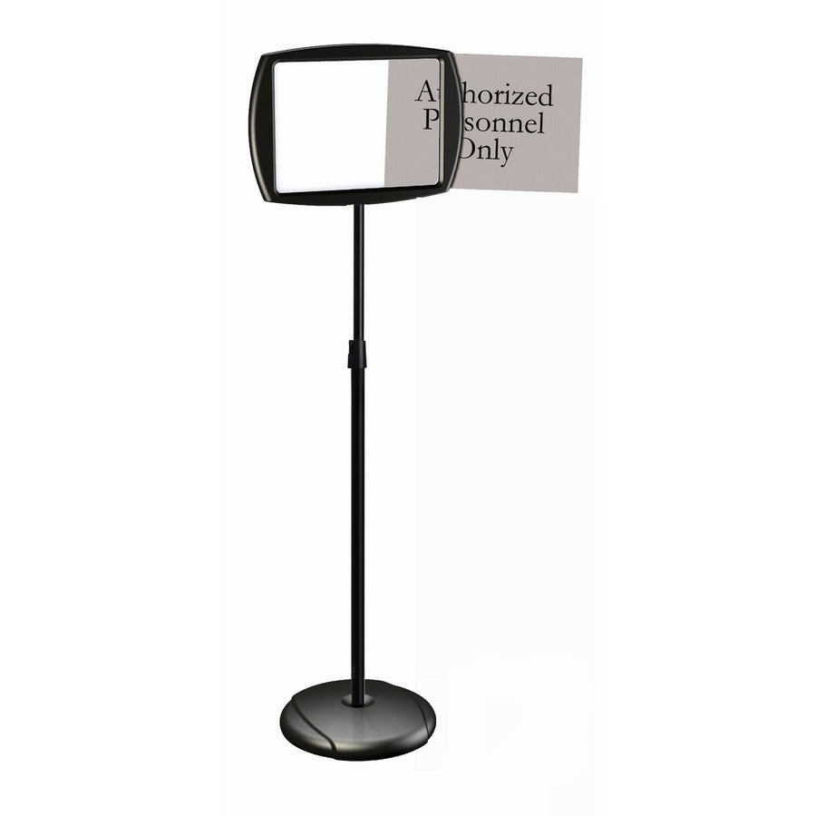 MasterVision Interchangeable Floor Pedestal Sign - Right