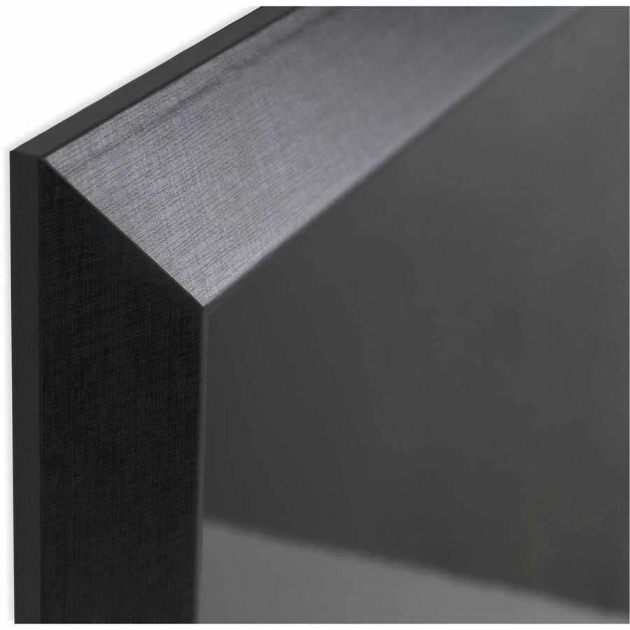 MasterVision Kamashi 4'x3' Black Wet Erase Board - Rear