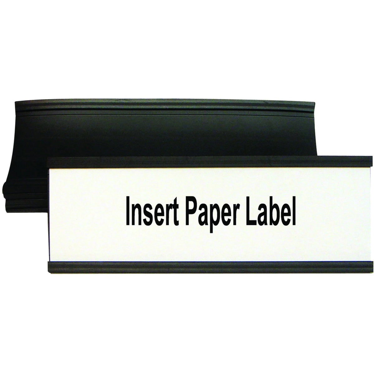 MasterVision Magnetic Data Cards - 2’’ x 6’’ Black Media Support - Pack of 10 - Board & Easel Accessories