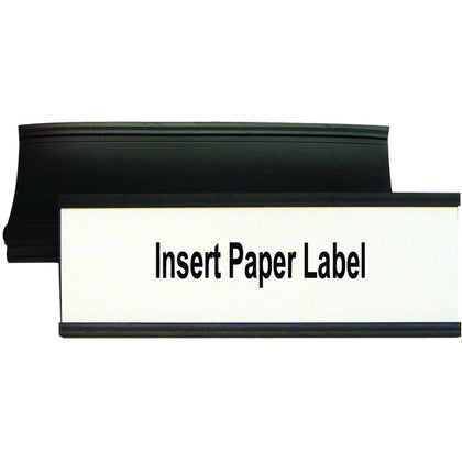 MasterVision Magnetic Data Cards - 2’’ x 6’’ Black Media Support - Pack of 10 - Board & Easel Accessories
