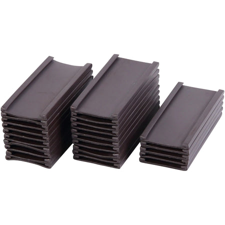MasterVision Magnetic Data Cards - 2’’x1’’ Black - 25 Pack - Board & Easel Accessories