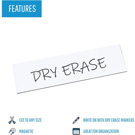 MasterVision Magnetic Dry Erase Roll - Alternate-Image1