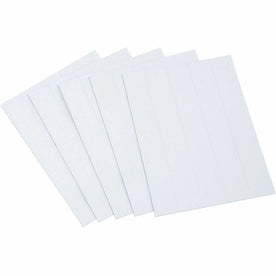 MasterVision Magnetic Dry Erase Strips - White - 6’’x0.88’’ - 25 Pack - Board & Easel Accessories