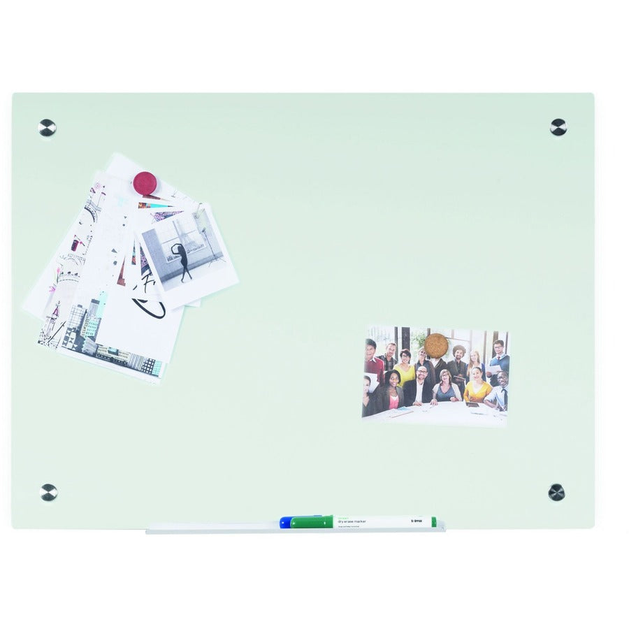 MasterVision Magnetic Glass Dry Erase Board - Front