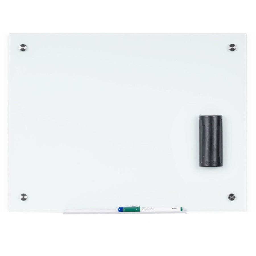 MasterVision Magnetic Glass Dry Erase Board - Front