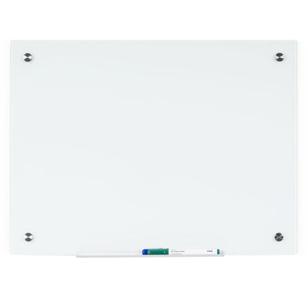 MasterVision Magnetic Glass Dry Erase Board - 2000