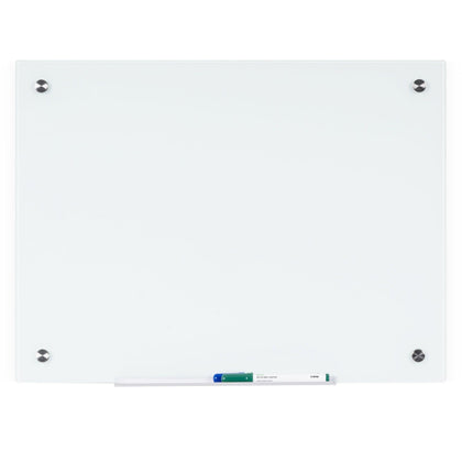 MasterVision Magnetic Glass Dry Erase Board - 48x72’’ White - Surface - Boards
