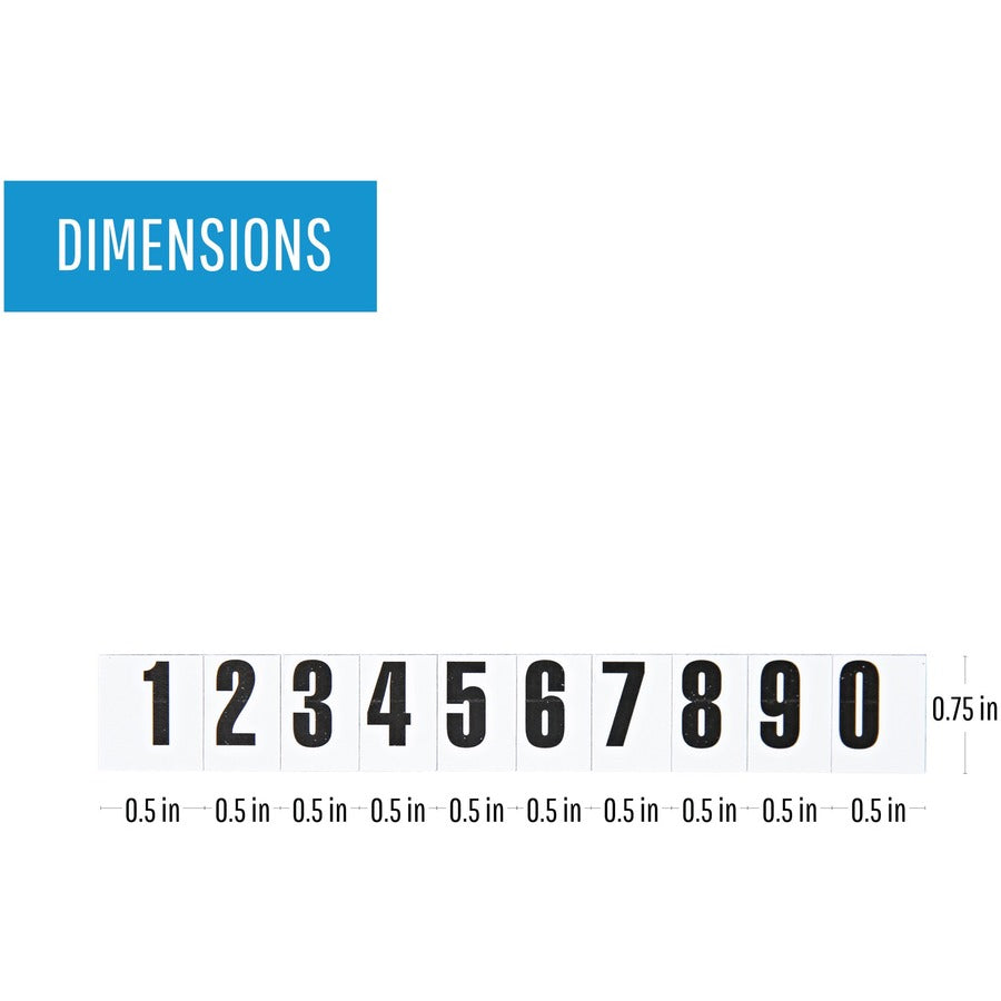 MasterVision Magnetic numbers - Alternate-Image2