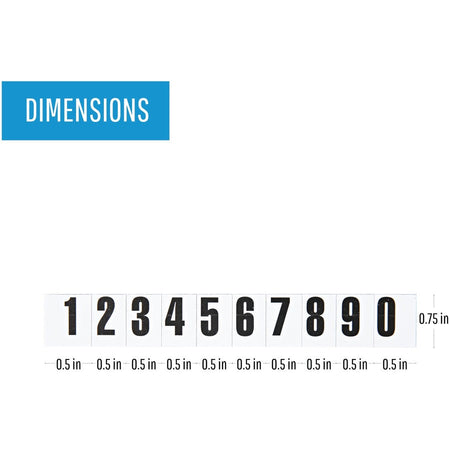 MasterVision Magnetic numbers - Alternate-Image2