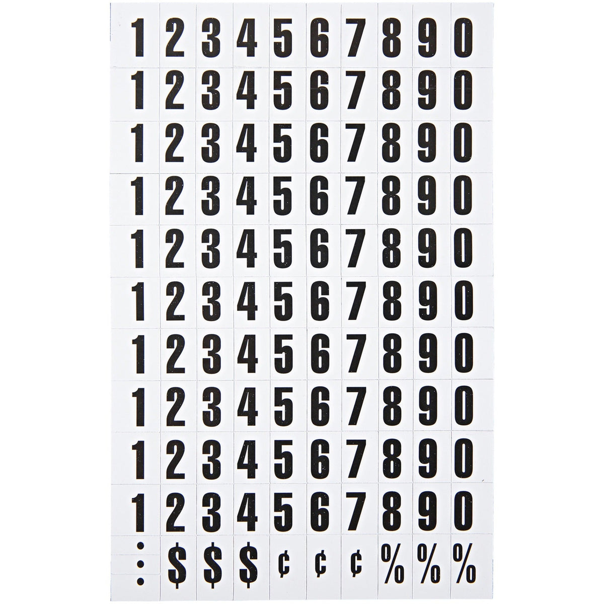 MasterVision Magnetic numbers - 2000