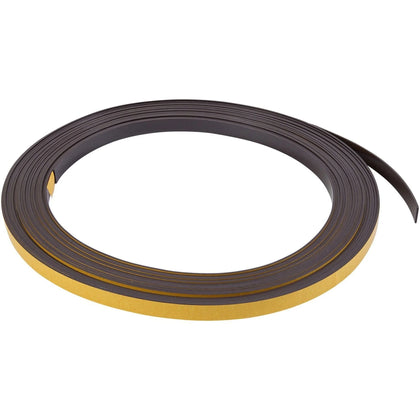 MasterVision Magnetic Roll Tape - 1/2’’ x 16.67 yd - Black - Versatile Adhesive for Pictures Cards & Labels