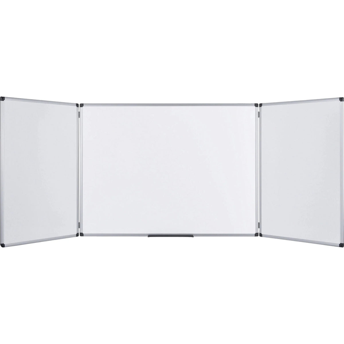 MasterVision Maya Trio Magnetic Whiteboard - 36x96’’ - White Surface - Rectangle - Combo Boards