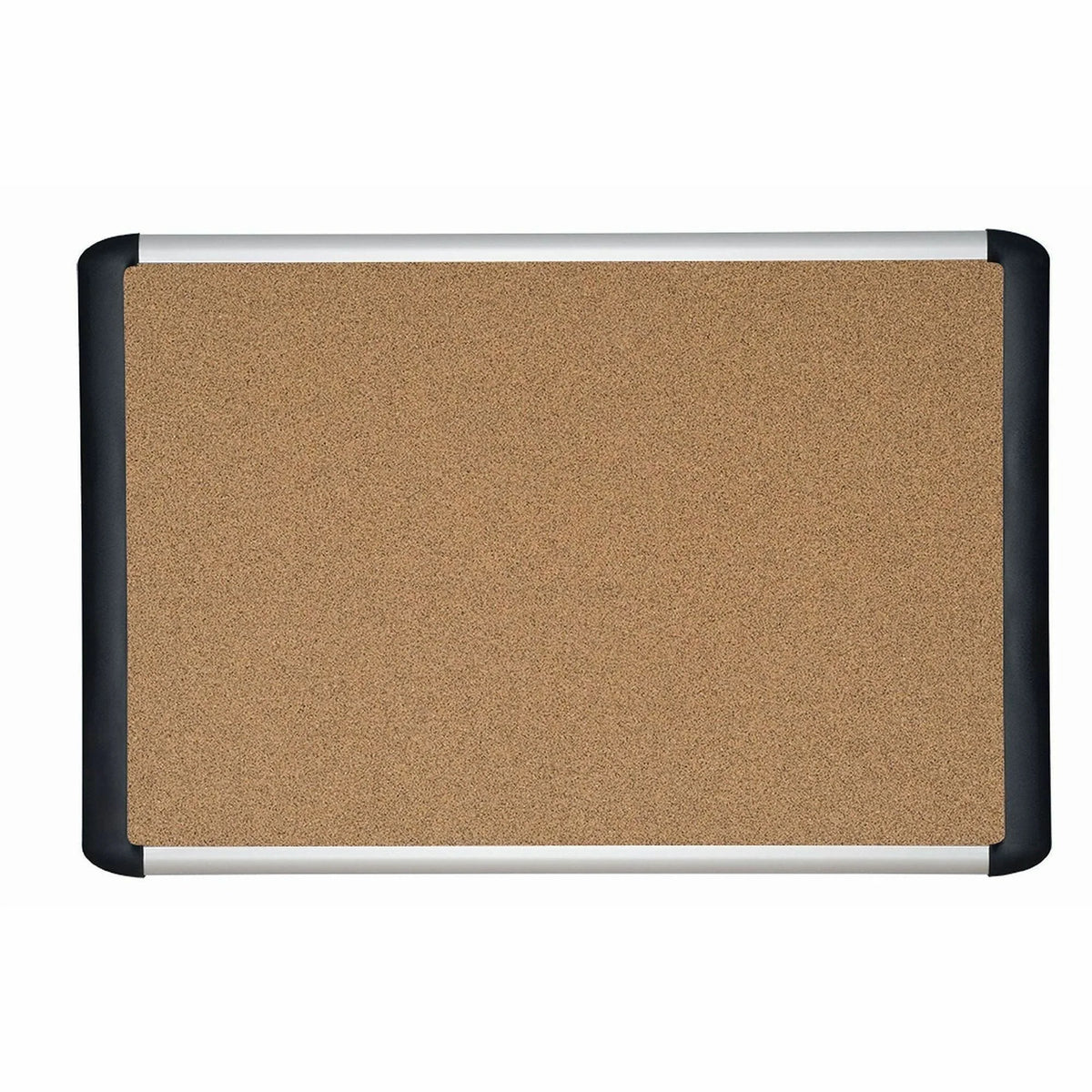 MasterVision MV TechCork Bulletin Board - 24x36 - Self-healing Cork Surface - & Easel Accessories
