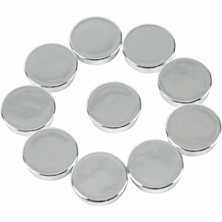 MasterVision Planning Board Magnets - 1’’ Round Silver - 10 Pack - & Easel Accessories