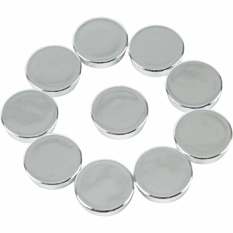 MasterVision Planning Board Magnets - 1’’ Round Silver - 10 Pack - & Easel Accessories