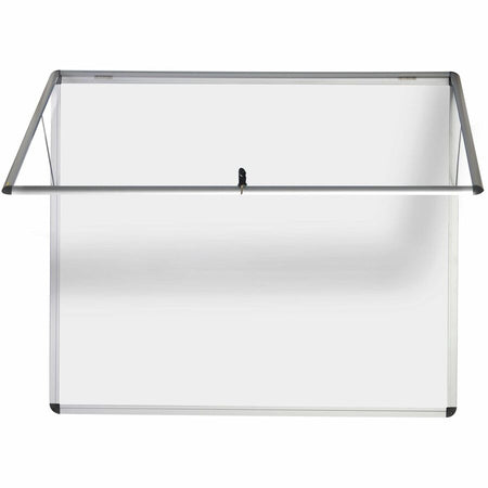 MasterVision SlimLine Enclore Hinged Magnetic Indoor Glazed Case - Top