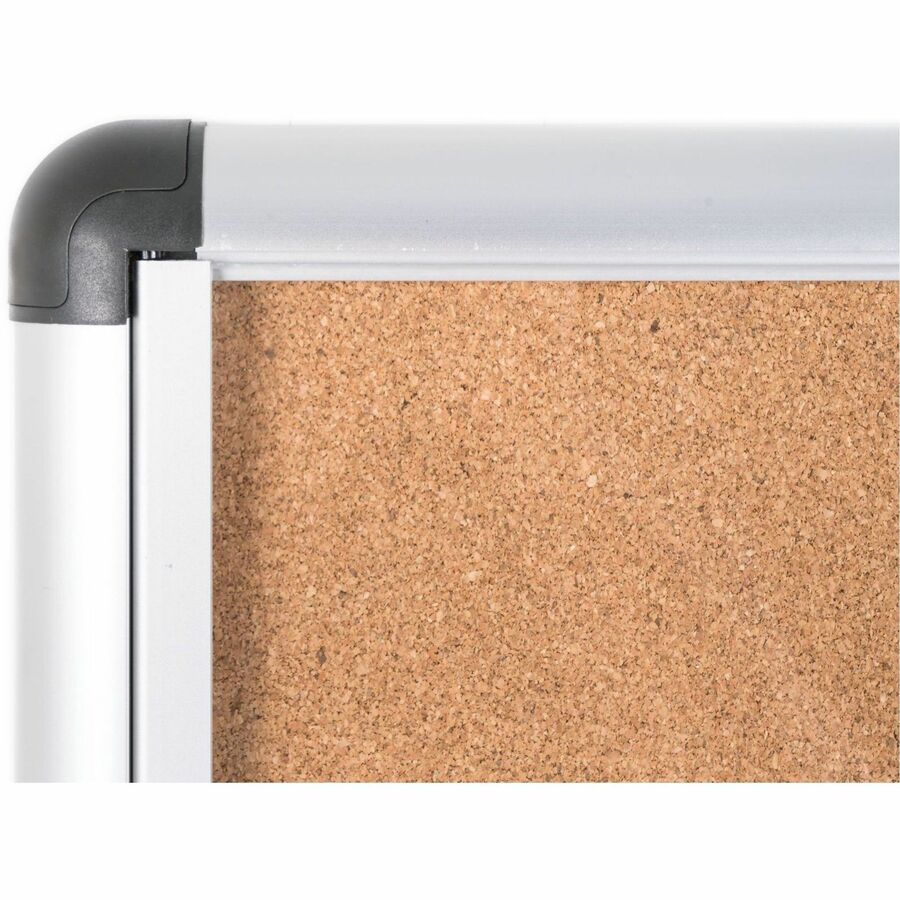 MasterVision SlimLine Enclore Top Hinged Cork Indoor Glaze Case - Top