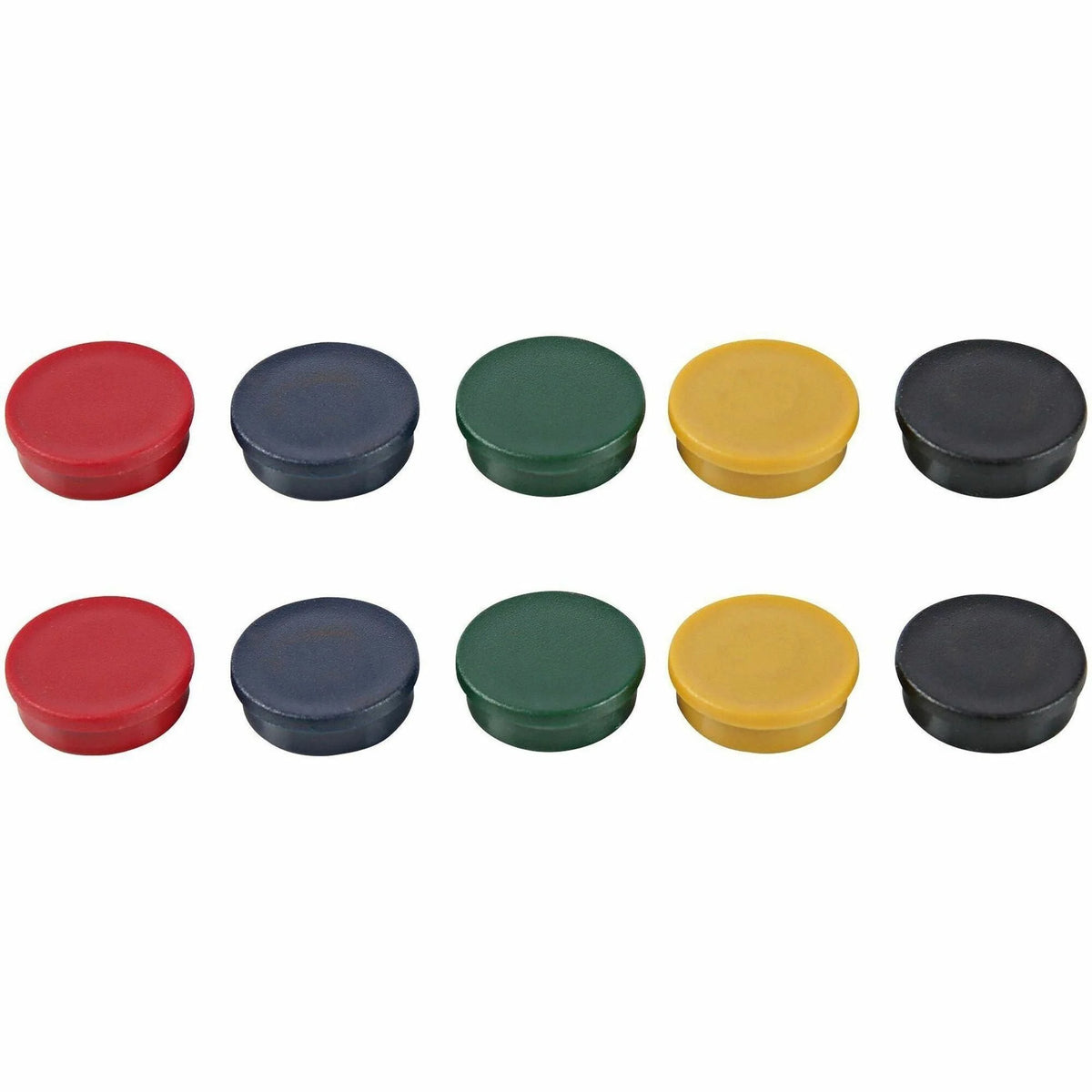 MasterVision Super Magnets: 0.9’’ Round 10-Pack Gray - Board & Easel Accessories