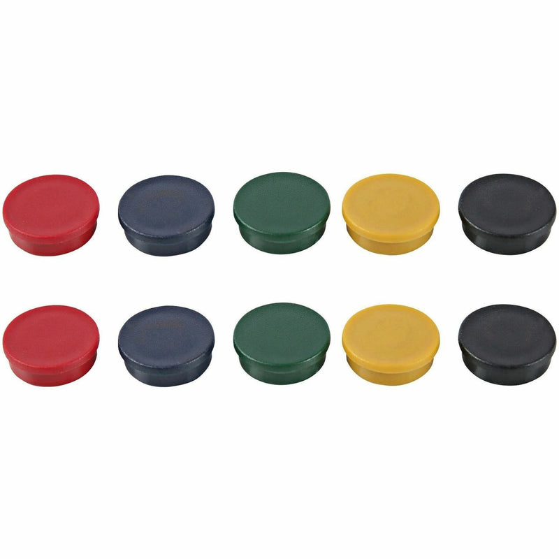 MasterVision Super Magnets: 0.9’’ Round 10-Pack Gray - Board & Easel Accessories