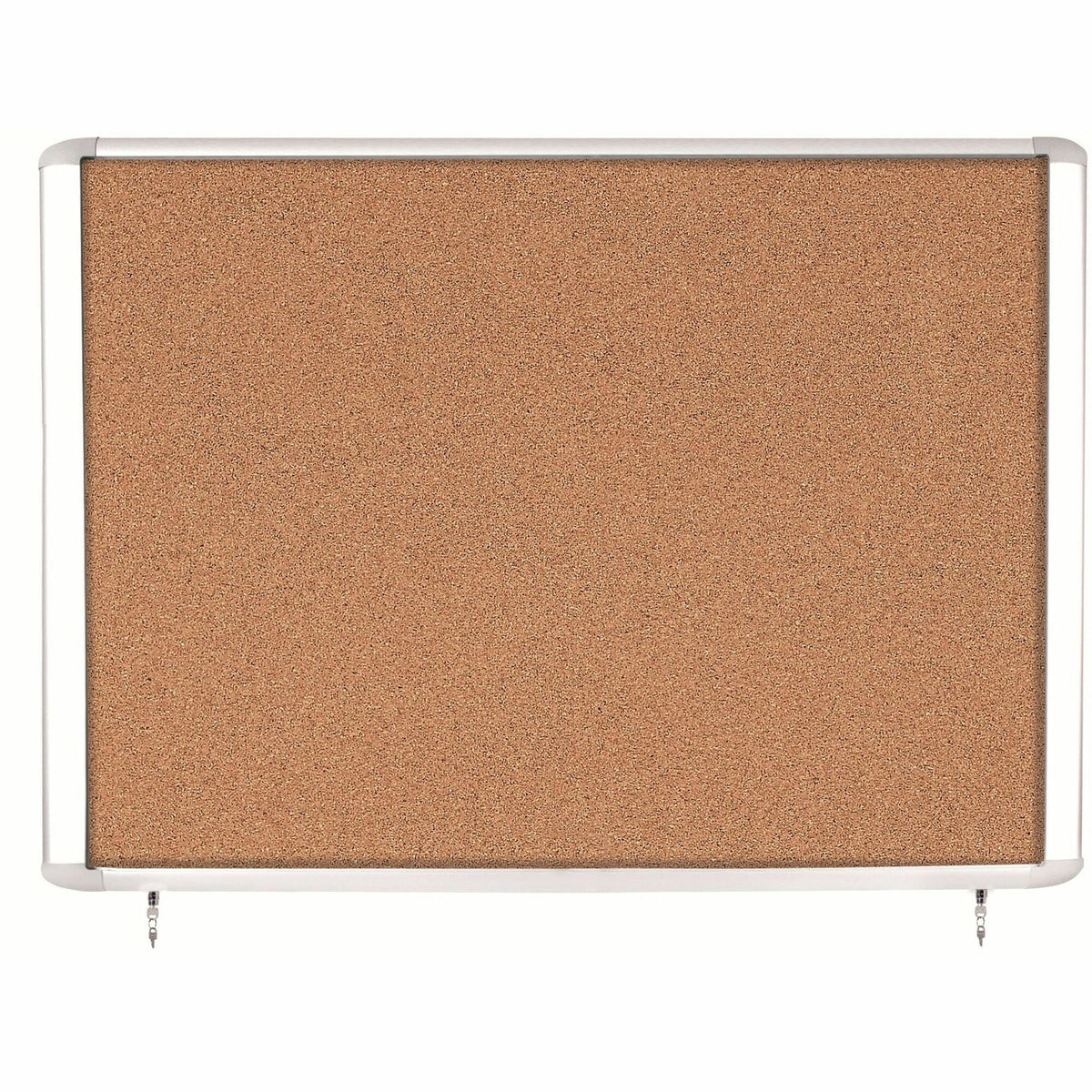 MasterVision Water-Resistant Enclosed Corkboard - 2000