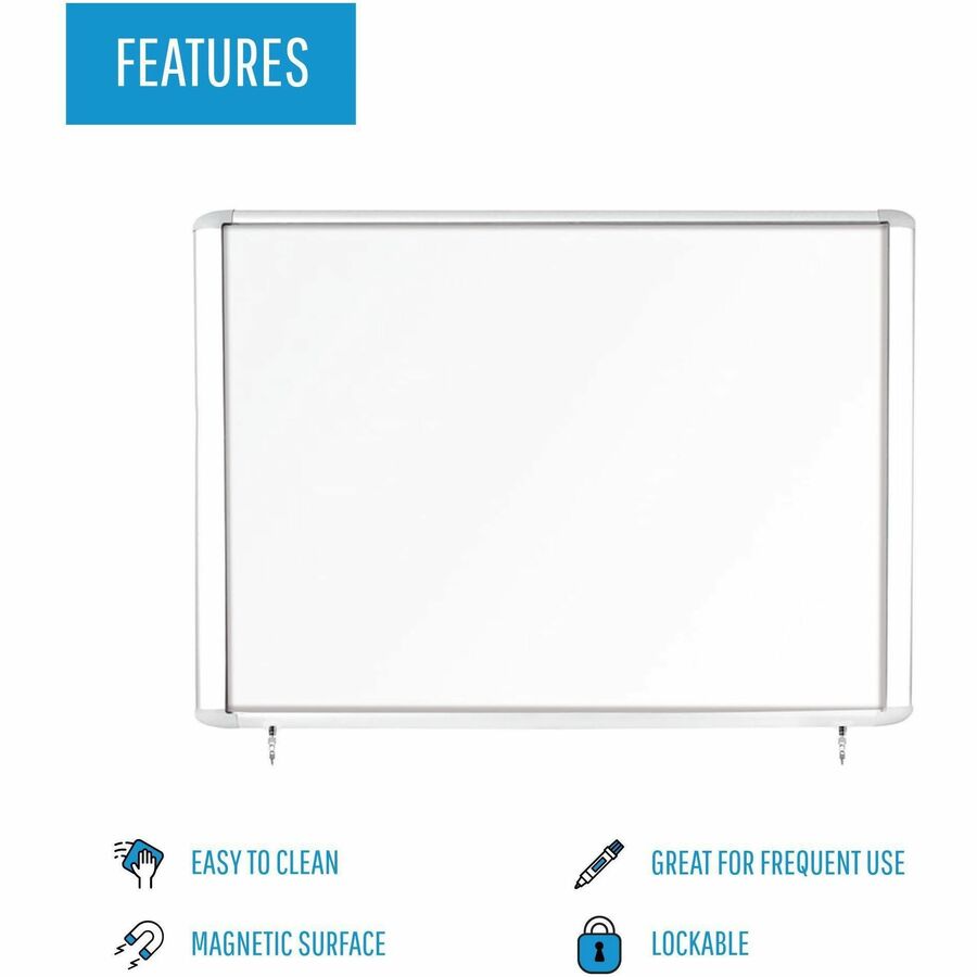 MasterVision Water-Resistant Enclosed Dry-Erase Board - Alternate-Image1