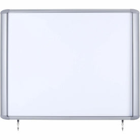 MasterVision Water-Resistant Enclosed Dry-Erase Board - 30’’ x 26.5’’ - Magnetic - Boards