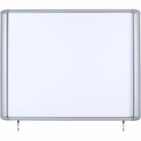 MasterVision Water-Resistant Enclosed Dry-Erase Board - 30’’ x 26.5’’ - Magnetic - Boards
