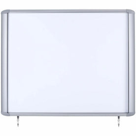 MasterVision Water-Resistant Enclosed Dry-Erase Board - 40’’ x 38.3’’ - Magnetic - Boards