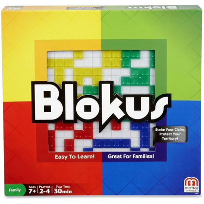 Mattel Blokus Game: Fun Strategy for All Ages - Games & Puzzles