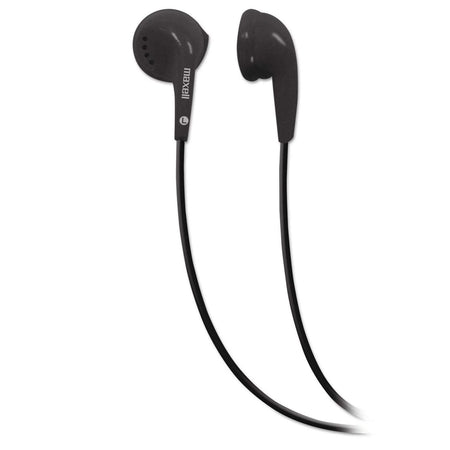 Maxell EB-95 Stereo Earbuds: Wired Binaural Earbuds Black - Headphones