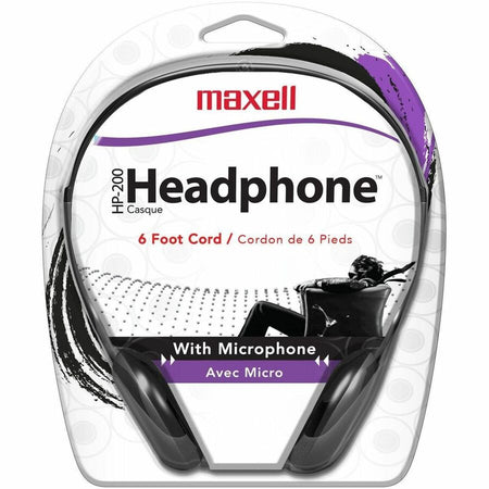 Maxell HP200MIC Headset - Alternate-Image1