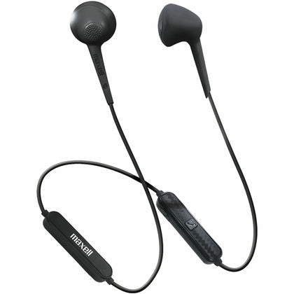 Maxell Jelleez Wireless Earbuds: Bluetooth Earset in Black - Headphones