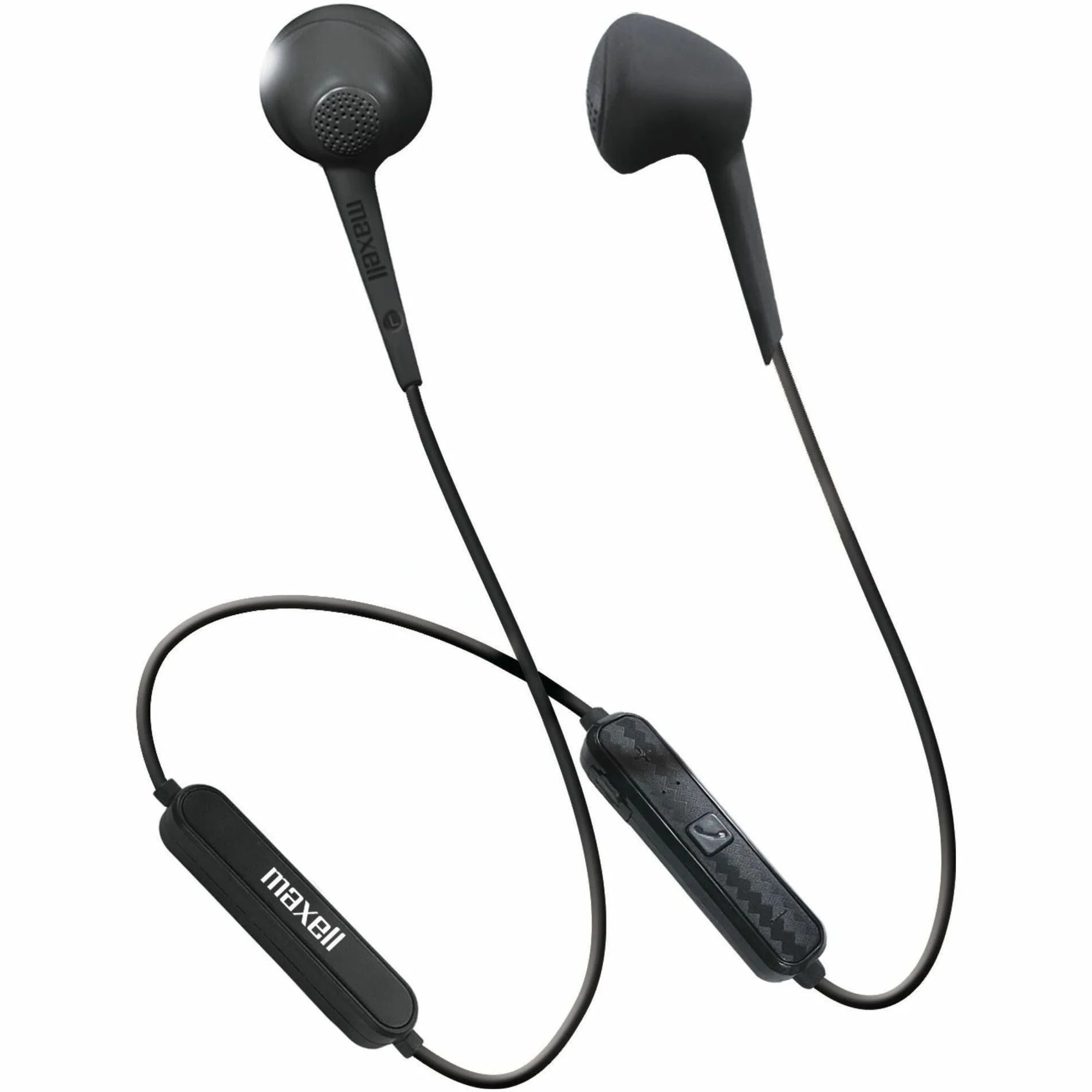 Maxell Jelleez Wireless Earbuds: Bluetooth Earset in Black - Headphones