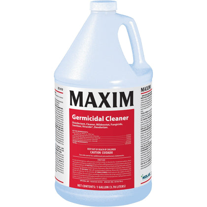 Maxim Germicidal Cleaner: Deodorant & Disinfectant - Yellow 4/Carton - Multipurpose Cleaners