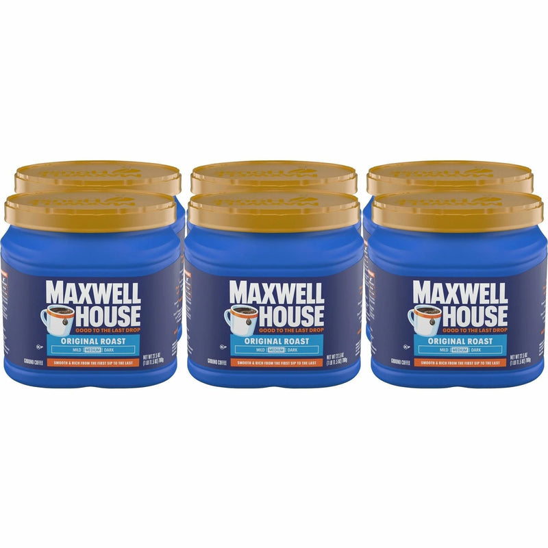 Maxwell House Ground Coffee Brew Pack - Medium - Original - 6 / Carton