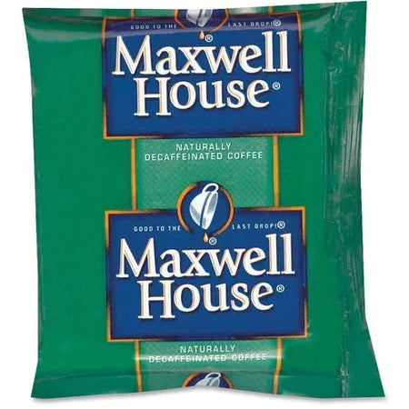 Maxwell House Ground Decaf Coffee 1.1 oz 42 / Carton Decaffeinated (KRFGEN390390)