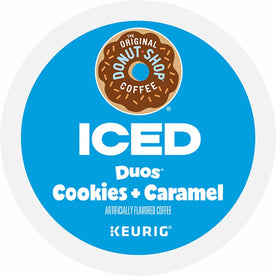 McCafe K-Cup Iced Duos Cookies & Caramel Coffee - Compatible with Keurig Brewer - Ice - Medium - Per Box - 24