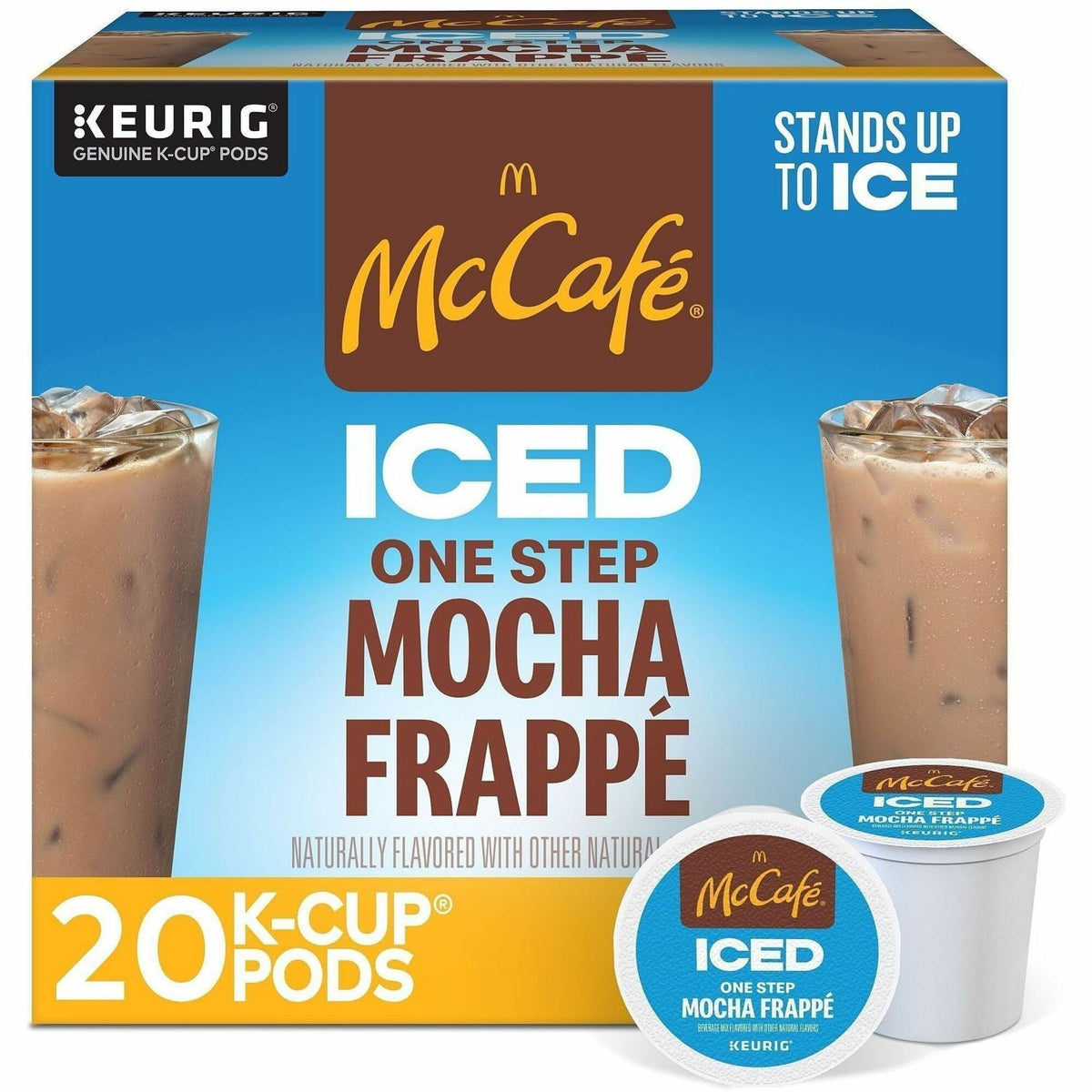 McCafé® K-Cup Iced One-Step Mocha Frappe - Compatible with Keurig Brewer - Ice Coffee - Medium