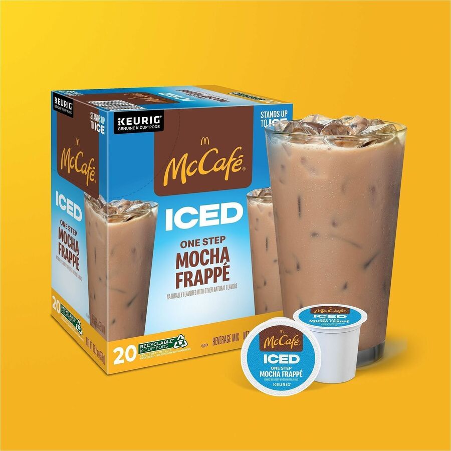 McCafé® K-Cup Iced One-Step Mocha Frappe - Compatible with Keurig Brewer - Ice Coffee - Medium