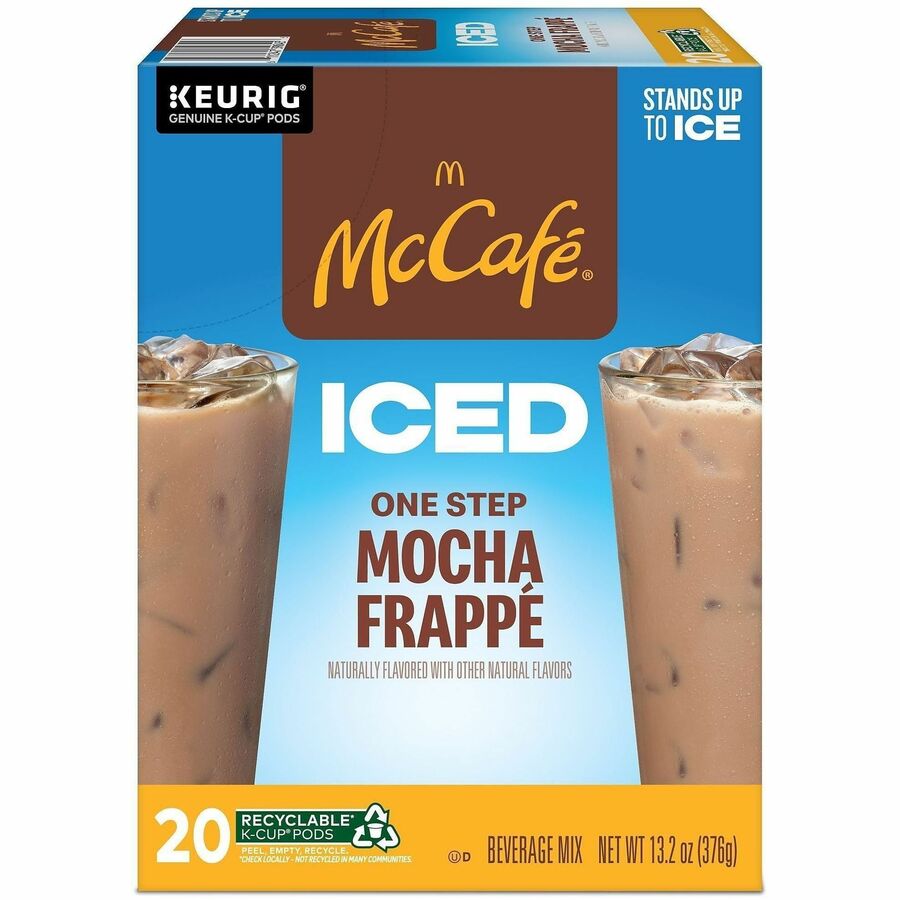McCafé® K-Cup Iced One-Step Mocha Frappe - Compatible with Keurig Brewer - Ice Coffee - Medium