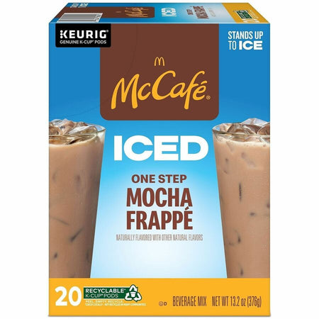McCafé® K-Cup Iced One-Step Mocha Frappe - Compatible with Keurig Brewer - Ice Coffee - Medium