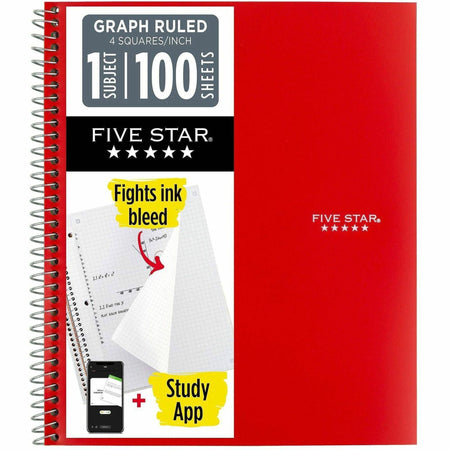 Mead 1-subject Graph Ruled Notebook - Letter-size - 2000