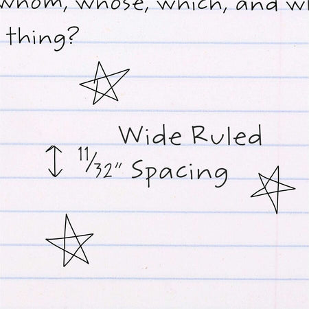 Mead 1 Subject Wide Ruled Spiral Notebook - Alternate-Image3