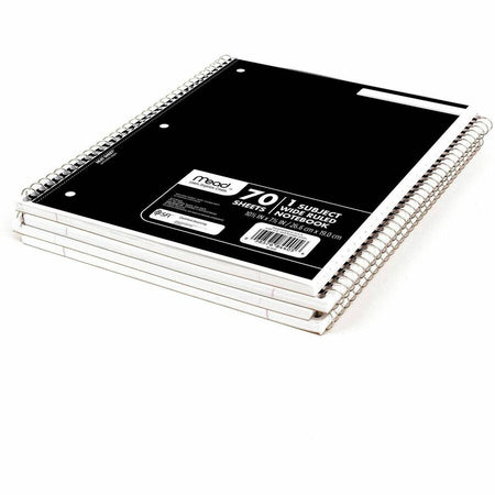 Mead 1 Subject Wide Ruled Spiral Notebook - Alternate-Image1