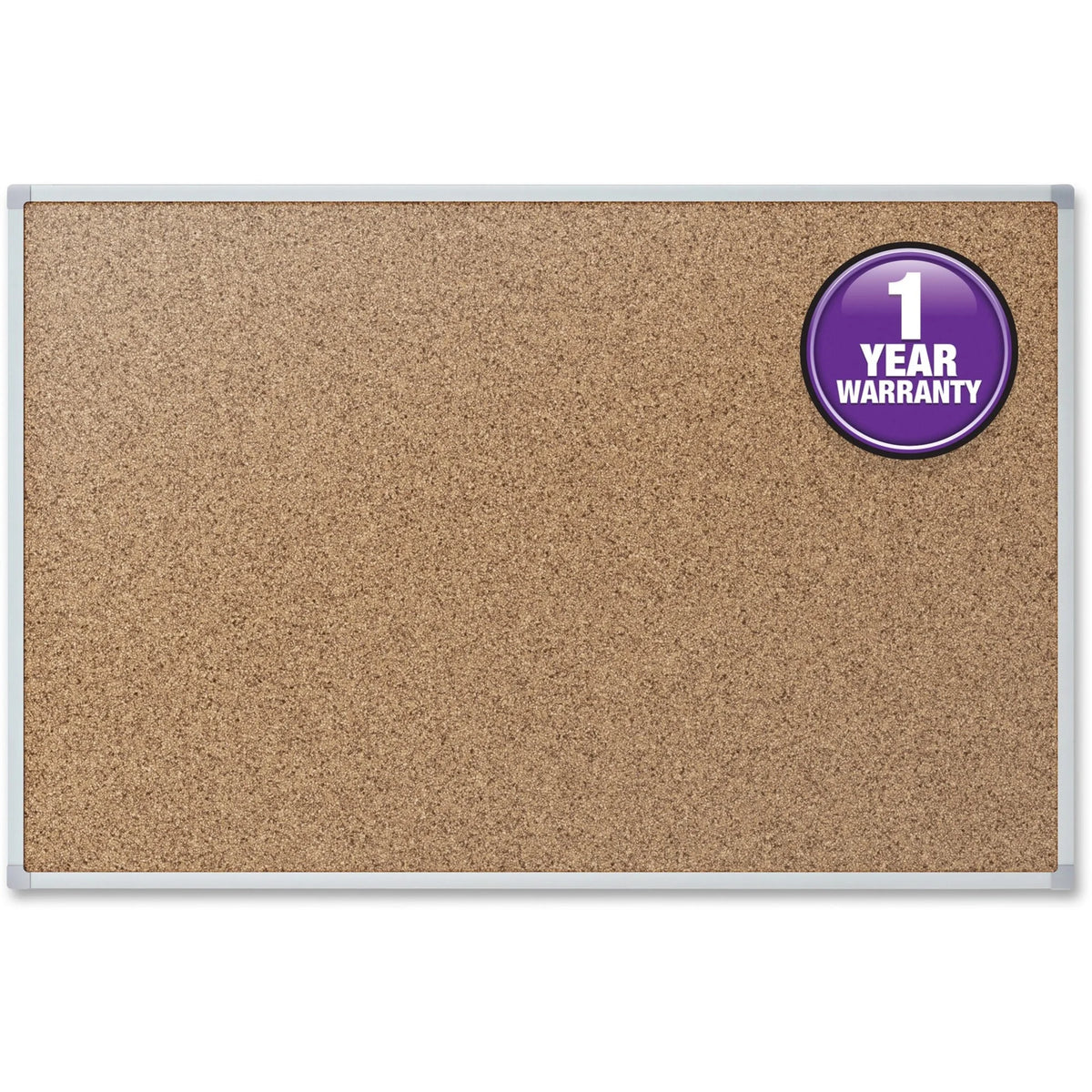 Mead Classic Cork Bulletin Board: 24x18 Self-healing Aluminum Frame - Boards