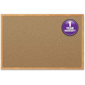 Mead Classic Cork Bulletin Board: 48x36 Natural Surface - Boards