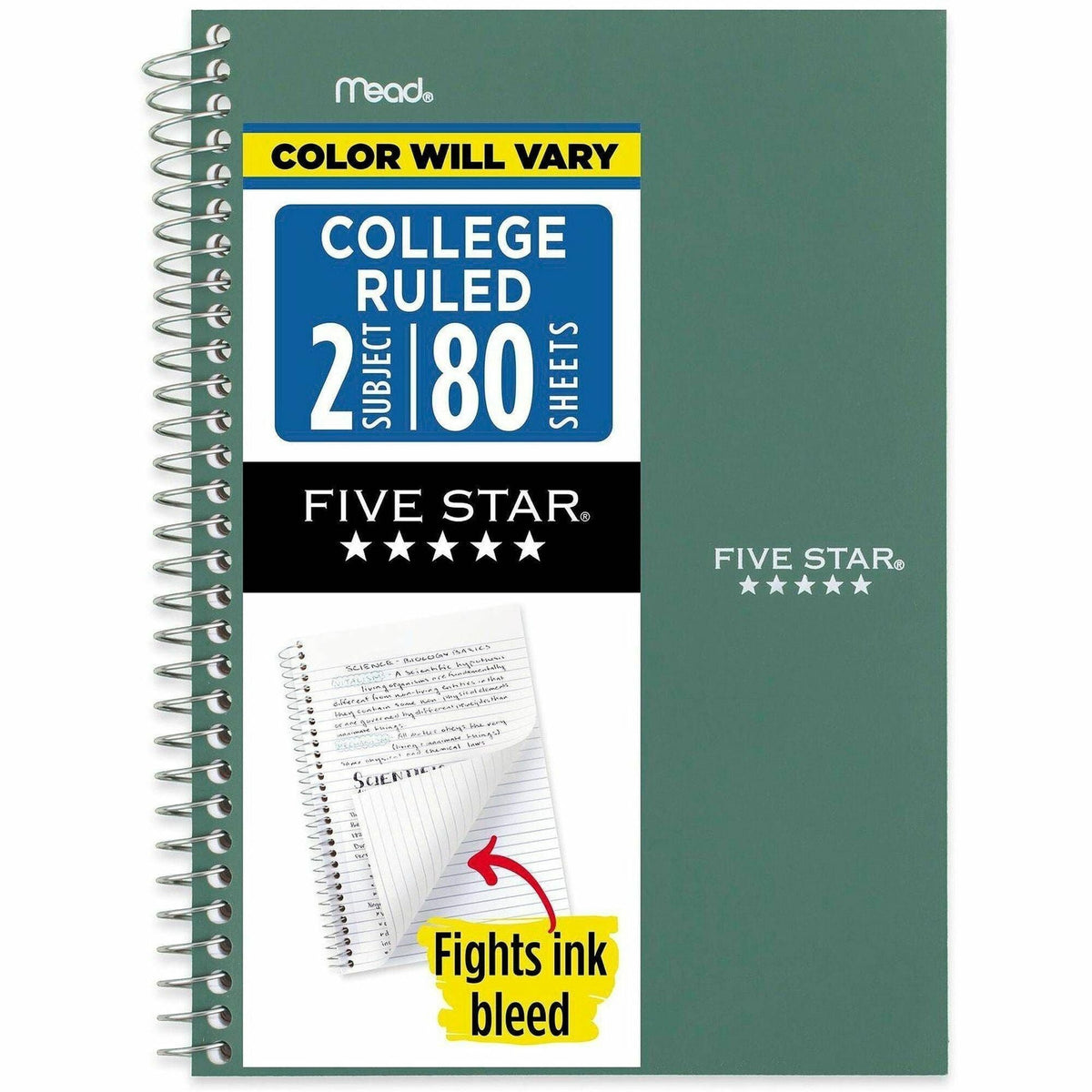 Mead College Ruled Notebook - 2000